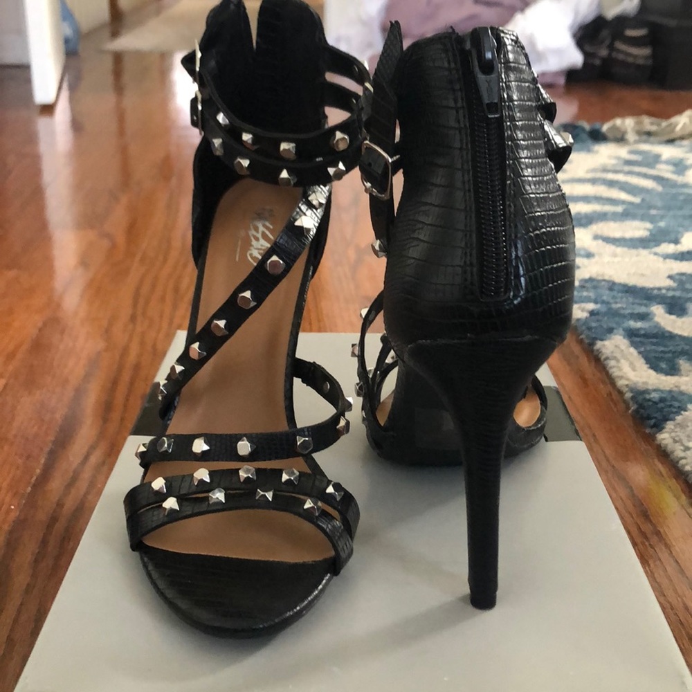 Strappy Black Heels